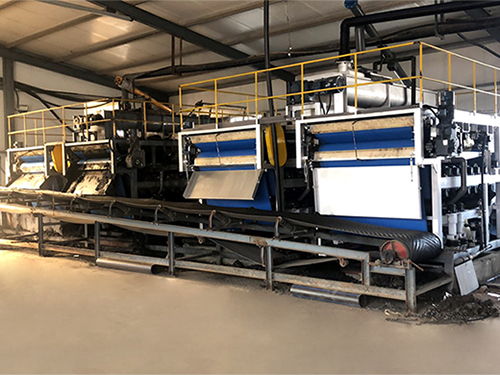 污泥深度脱水机-东营现场